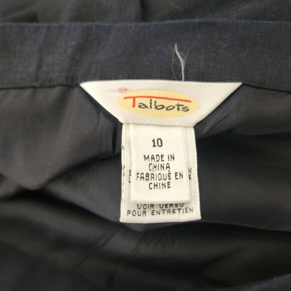 Vintage Talbots Two Piece Embroidered Linen Pants Set - Picture 7 of 8